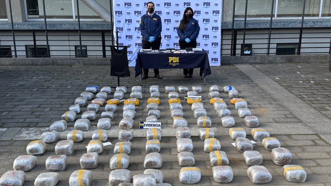 PDI desbarató red de narcotráfico en Los Ríos: 12 detenidos y 150 kilos de droga incautada