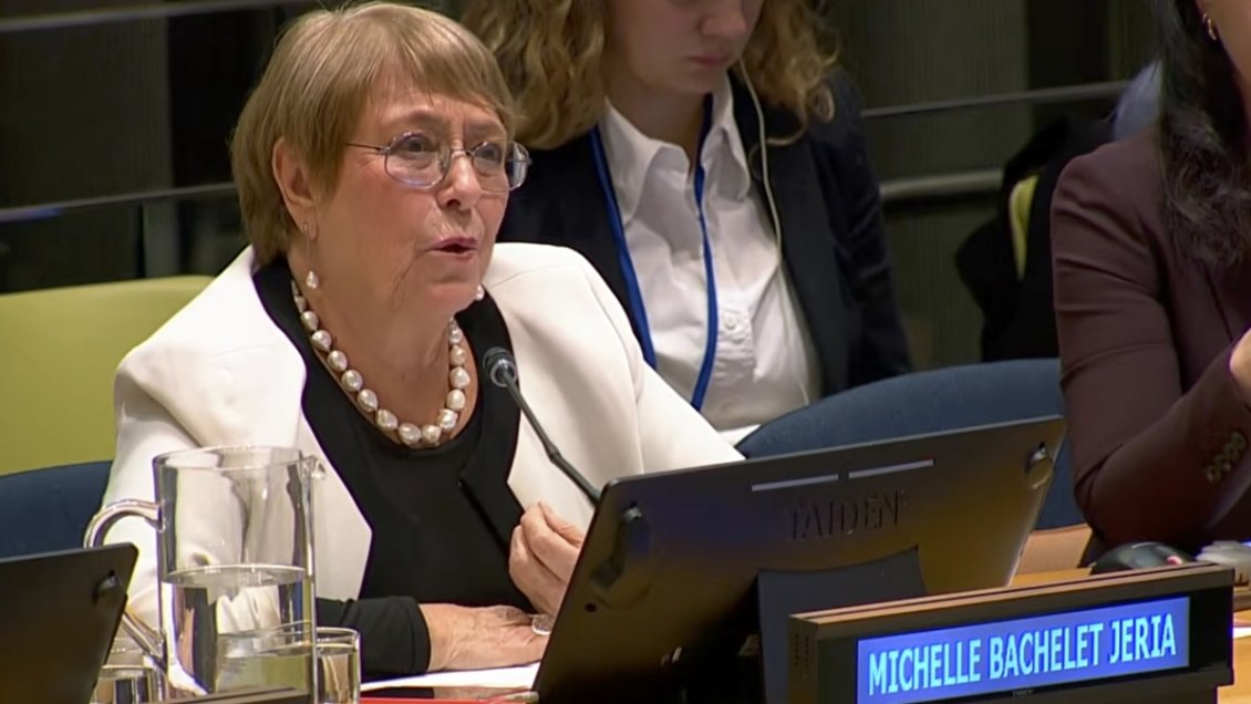 Nueva votación informal de ONU: Bachelet quedó séptima entre ocho candidatos