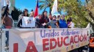 Gremios educacionales marcharon al Congreso contra eventual baja en Presupuesto 2027