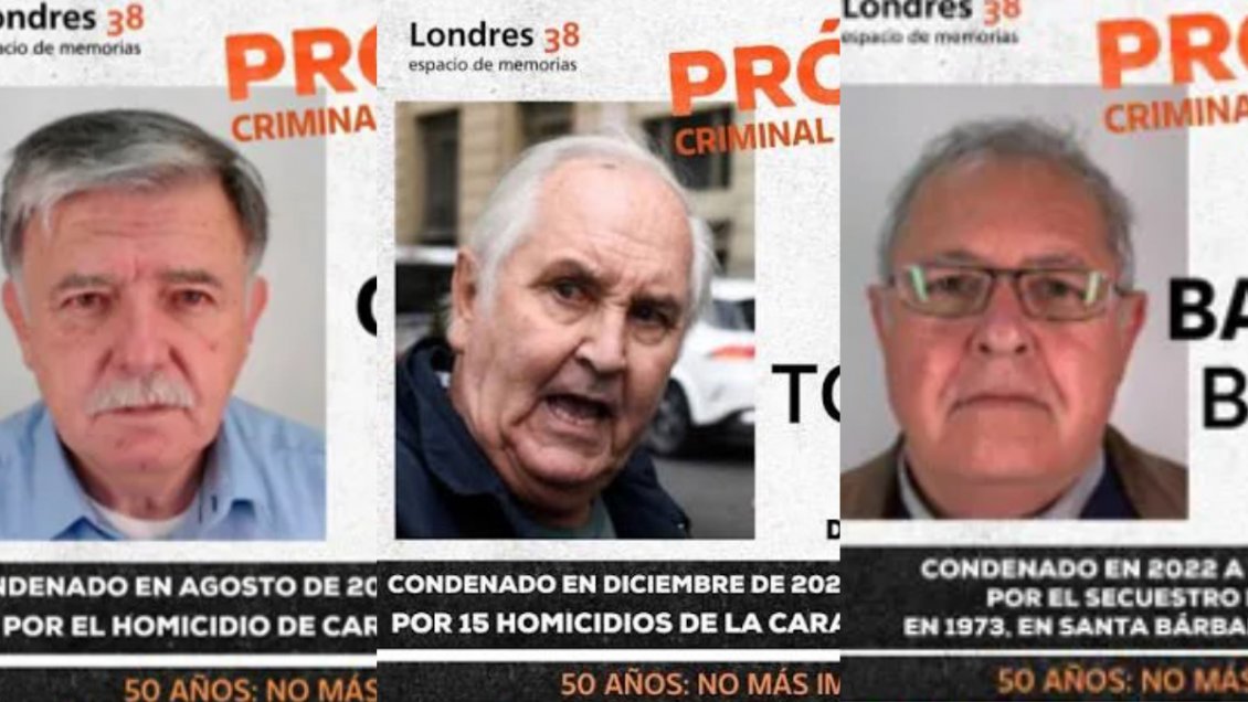 Trece criminales condenados por DD.HH. siguen prófugos