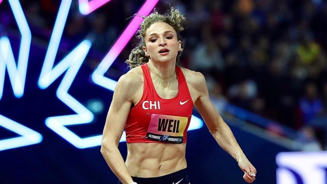 Martina Weil brilló con su mejor marca del año en Budapest y se metió entre las mejores