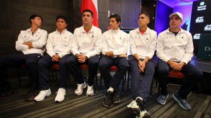   Así se vivió el sorteo de la Copa Davis entre Chile y España 