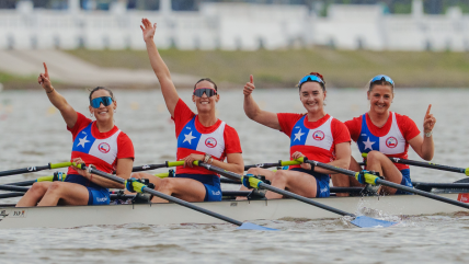   Team Chile de remo cerró sus demoledores Sudamericanos con nuevo oro y tres platas 