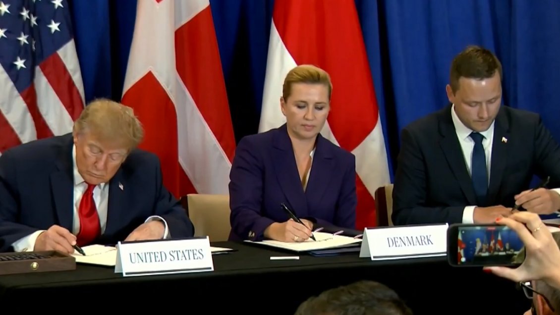 Trump firmó acuerdo con Dinamarca y Groenlandia: presencia permanente de EE.UU. y veto a China y Rusia