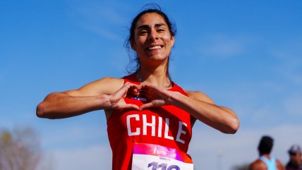 Valentina Barrientos sumó un nuevo oro para Chile en el atletismo de los Sudamericanos