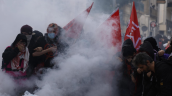 Francia: Violentas protestas estudiantiles dejan 600 detenidos y 400 liceos cerrados