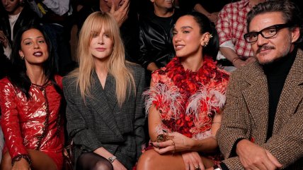   Pedro Pascal, Dua Lipa y Nicole Kidman compartieron icónica noche en París 