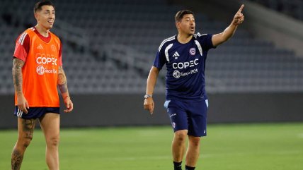   Así fue la ultima práctica de la selección chilena antes del choque con México 