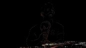 [VIDEO] El espectacular show de drones en el homenaje a Messi tras su adiós a la Albiceleste
