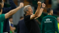   Pellegrini festejó la una histórica victoria de Real Betis ante Porto en Champions 