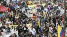 Miles de colombianos participaron en la primera marcha contra presidente De La Espriella