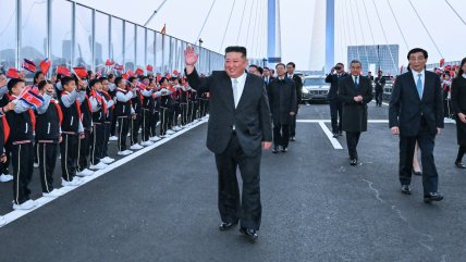 Reapareció Kim Jong-un y lo hizo en China