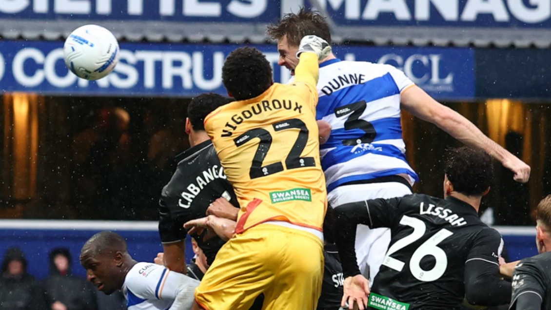 Championship: Vigouroux vivió una jornada para el olvido en dura goleada sufrida por Swansea